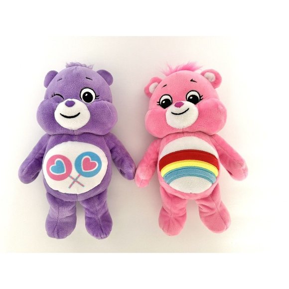 Care Bear Plush Stuffed Animals, Cheer Bear and Share Bear, Lot of 2, 9 Inches - Picture 5 of 8